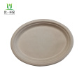 Biodegradable Sugarcane Bagasse 10 Inches Oval Plates